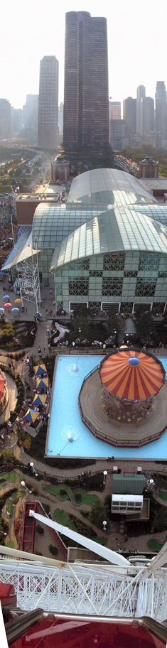 Post image for View from the top of the ferris wheel at Navy Pier, Chicago, Illinois